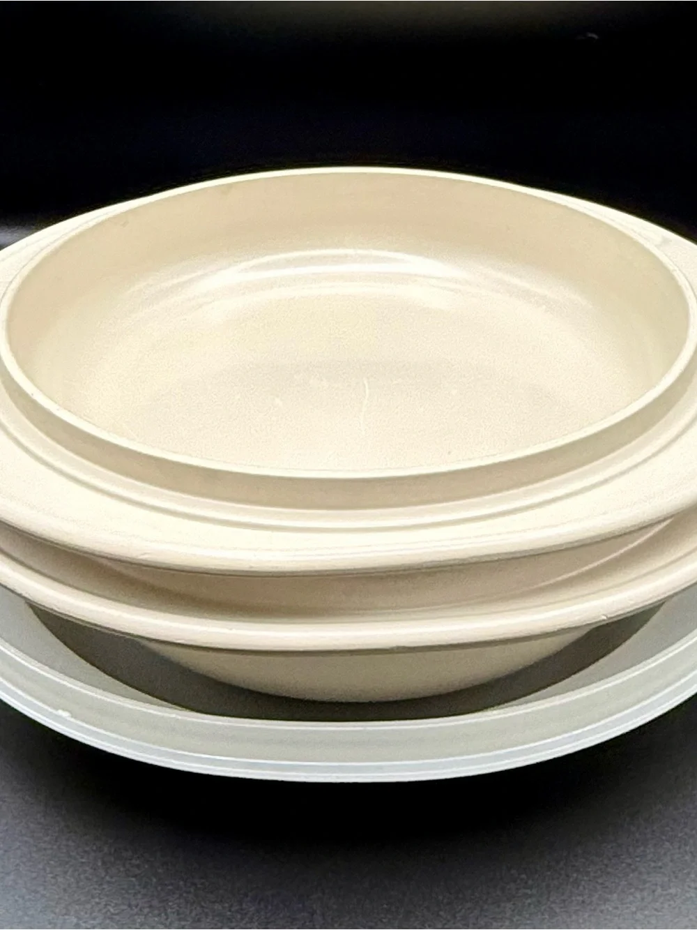 Vintage Tupperware Ultra 21 3-Piece Small Casserole Set 500mL 250mL